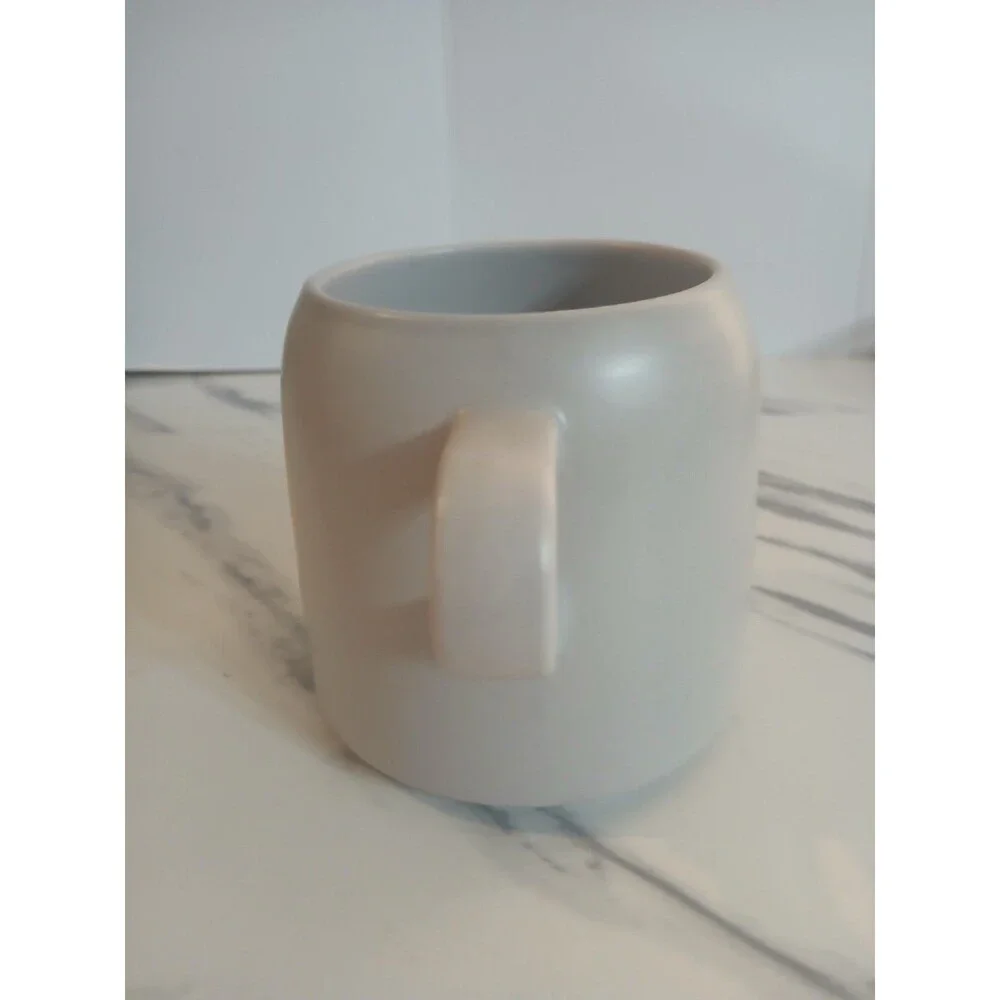 What a Brew-tiful Day Grey Stoneware Gray Coffee Mug Project 62
